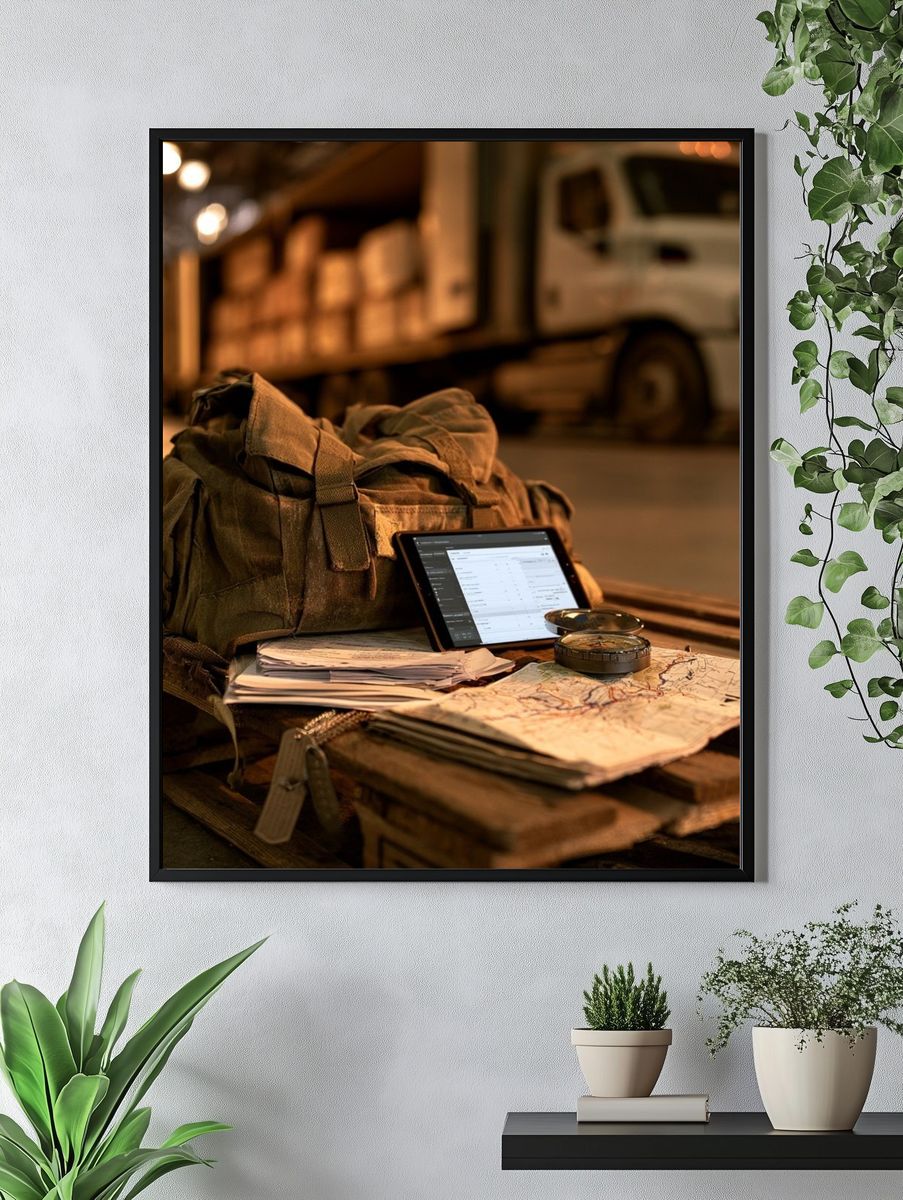 Logistics Still Life Photography Poster. — room view 4