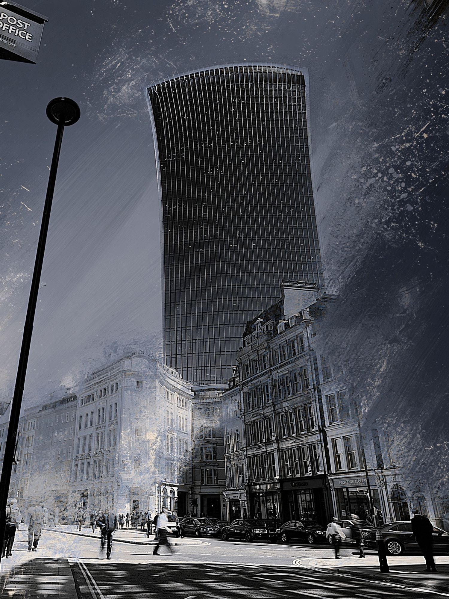 London Cityscape Photography Poster. poster detail