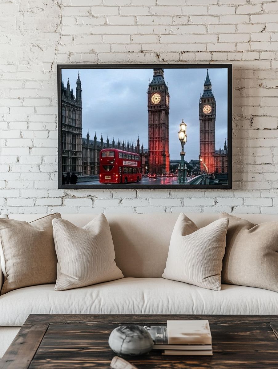 Big Ben London Street Poster. — room view 1
