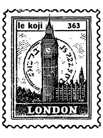 London Big Ben Vintage Print. poster print