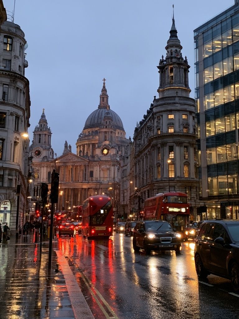 St Paul’s Cathedral at Dusk Poster. poster — photography art