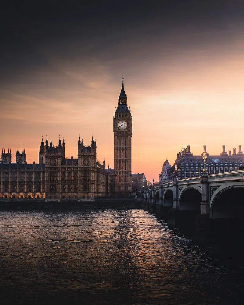 London Big Ben Sunset Print. poster — photography art