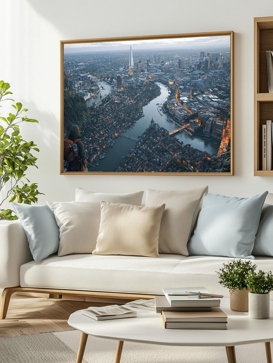 London Skyline Adventure Print. — room view 2
