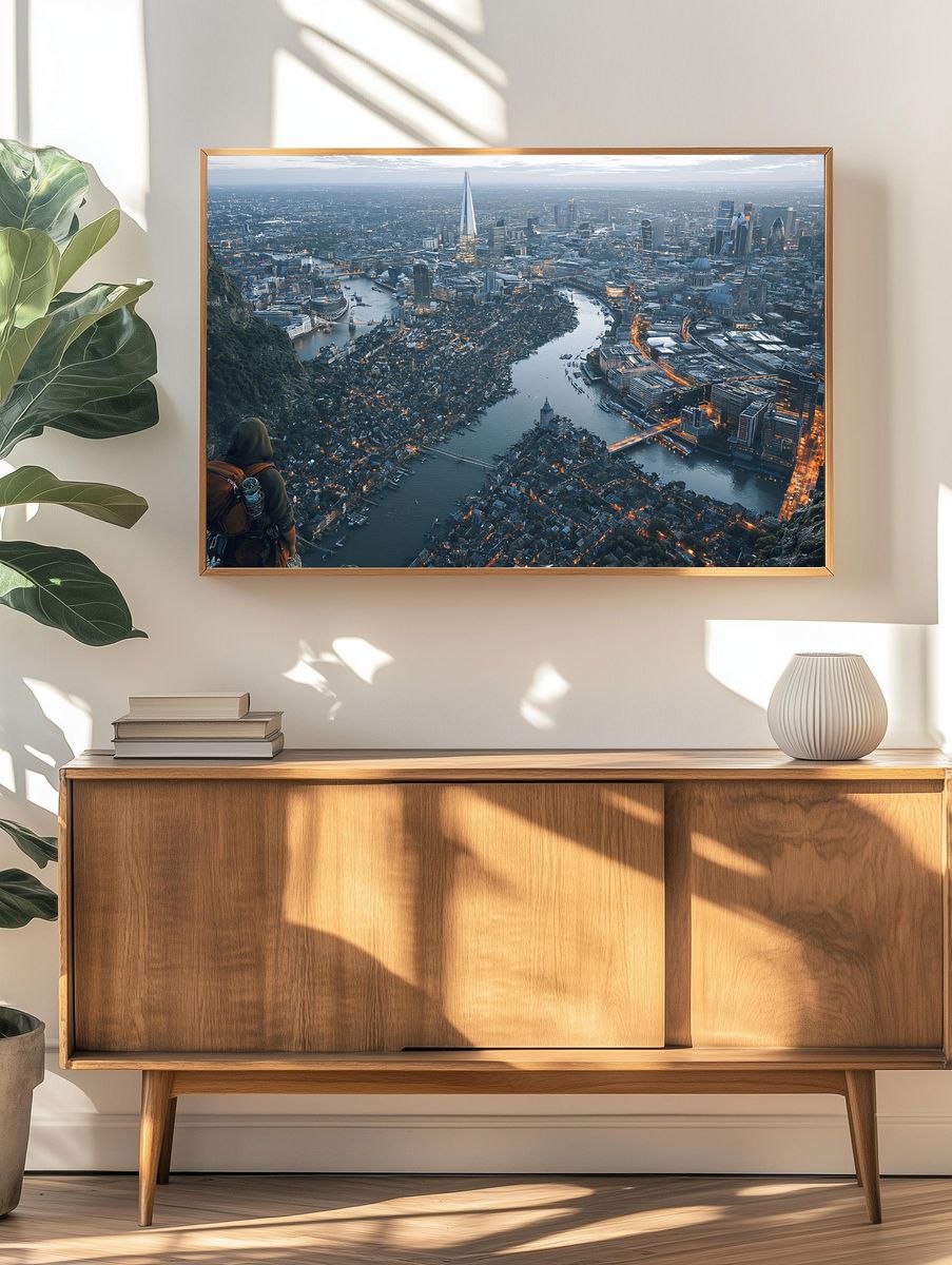 London Skyline Adventure Print. — room view 3