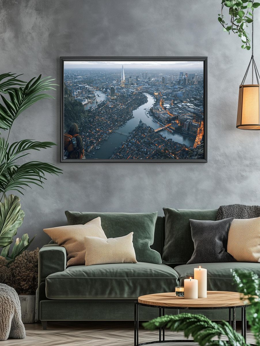London Skyline Adventure Print. — room view 4