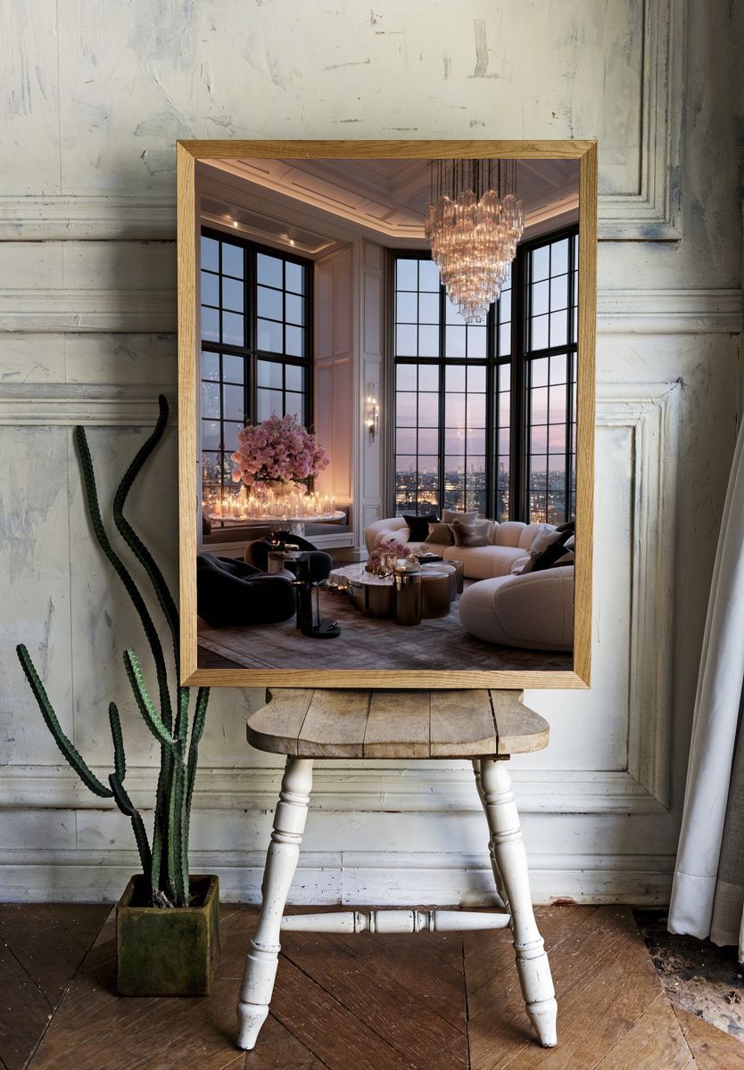 Luxury Penthouse Interior Photography Poster. room preview