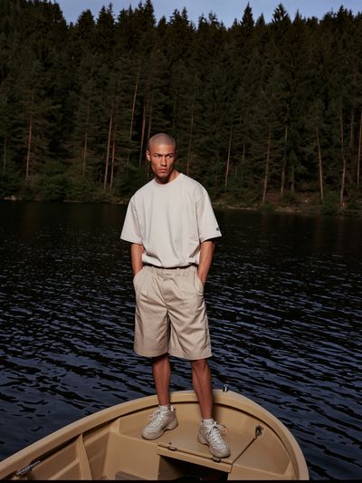 Lakeside Portrait Photography Poster. poster