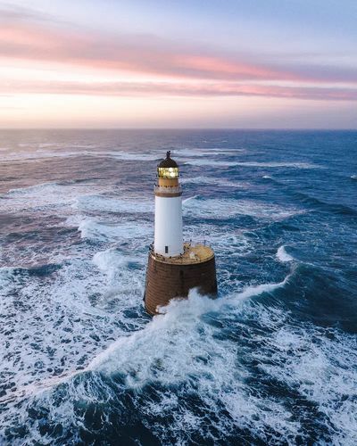 Lighthouse at Dawn Photography Poster. poster