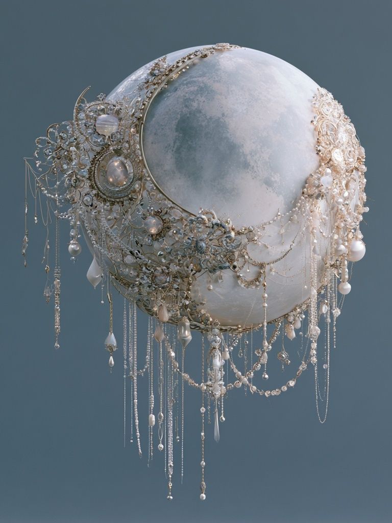 Lunar Orb Ornament Poster. poster detail