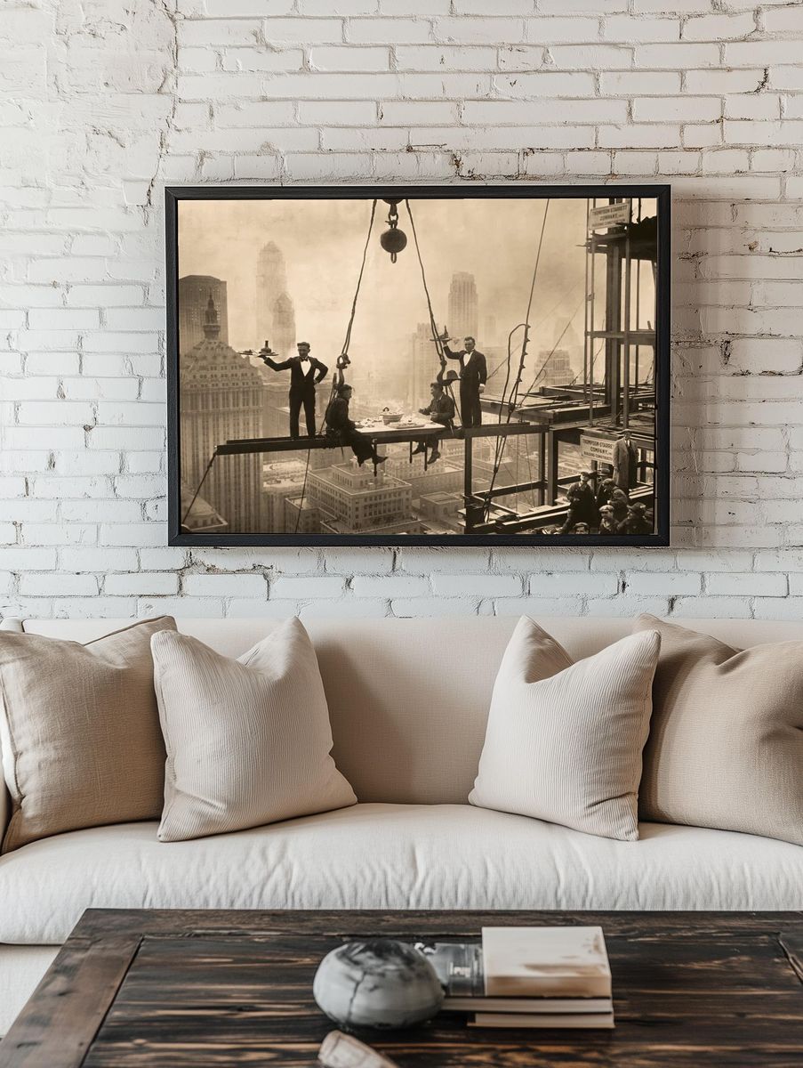 Waldorf Astoria construction, iconic photography. — room view 1