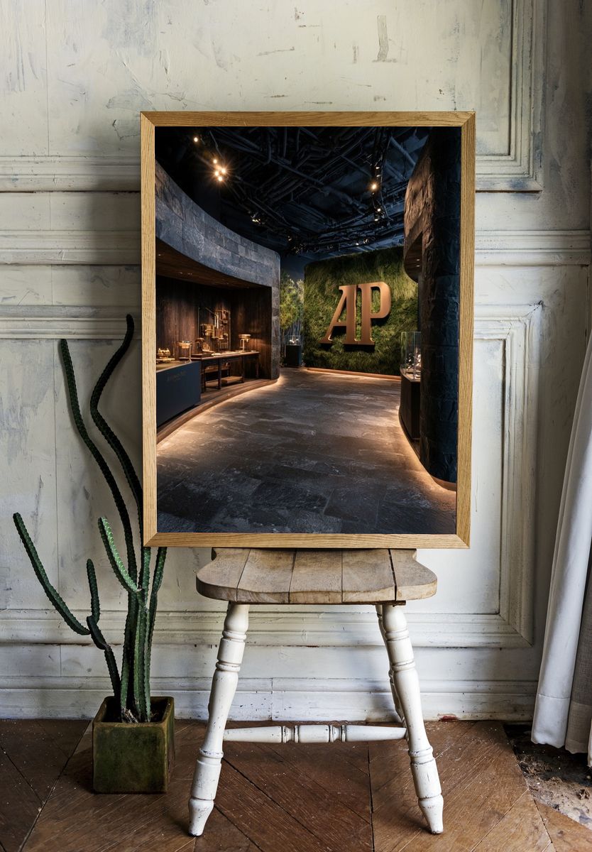 Luxury Interior Lobby Photography Poster. — room view 1