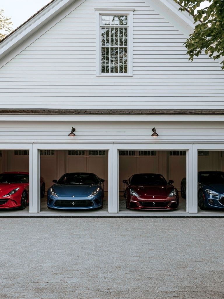 Luxury Sports Cars Garage Photography Poster. poster — photography art
