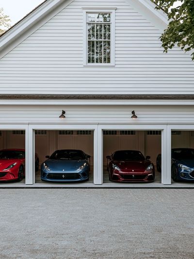 Luxury Sports Cars Garage Photography Poster.