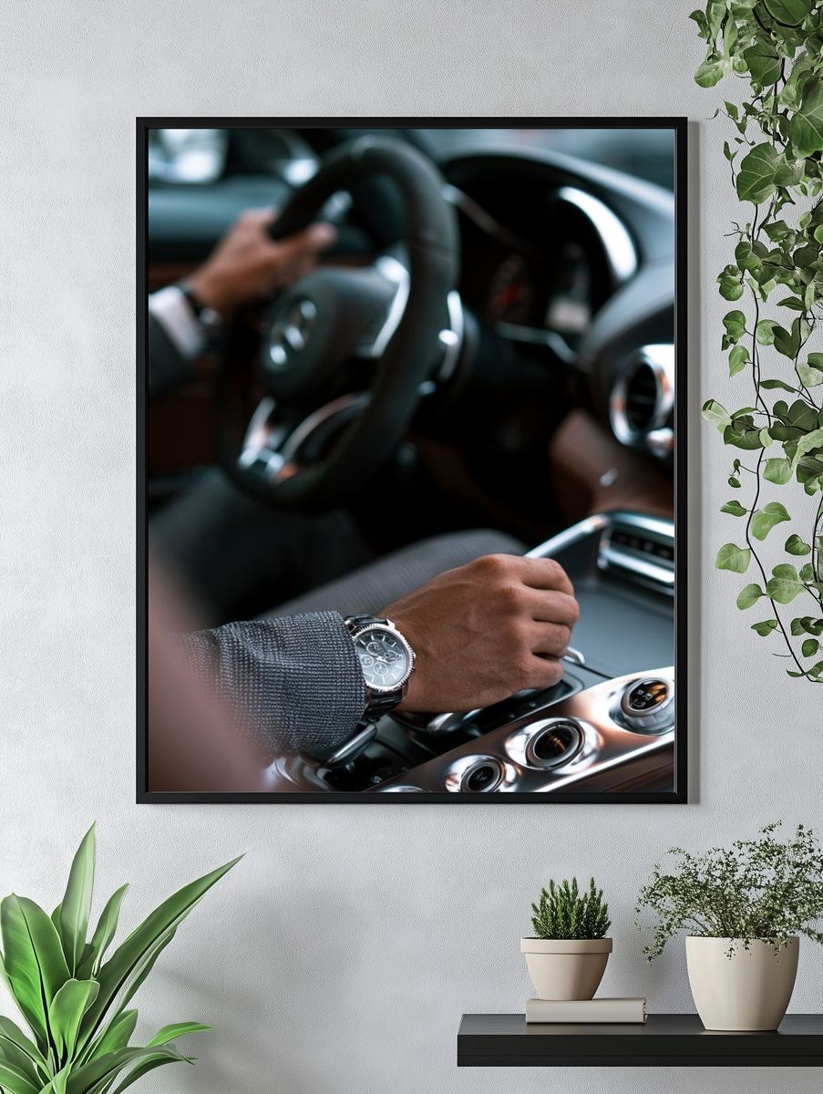 Luxury Car Interior Photography Poster. — room view 4