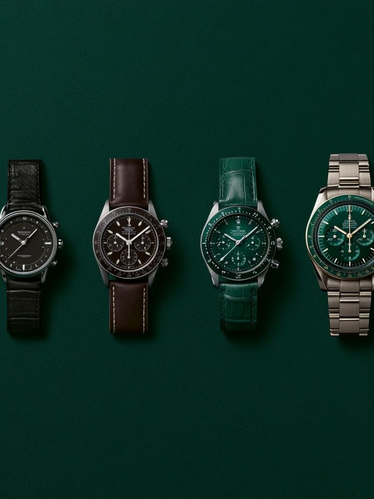 Luxury Watches Green Poster. poster — photography art