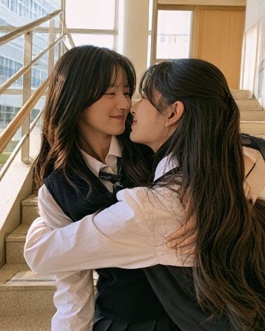 Tender Kiss Portrait Poster. poster — love-romantic art