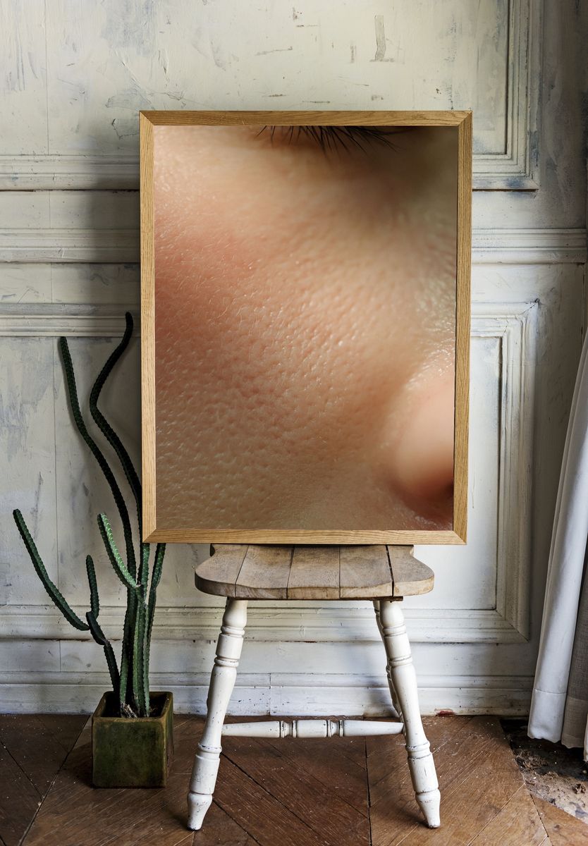 Macro Skin Texture Photography Poster. — room view 1