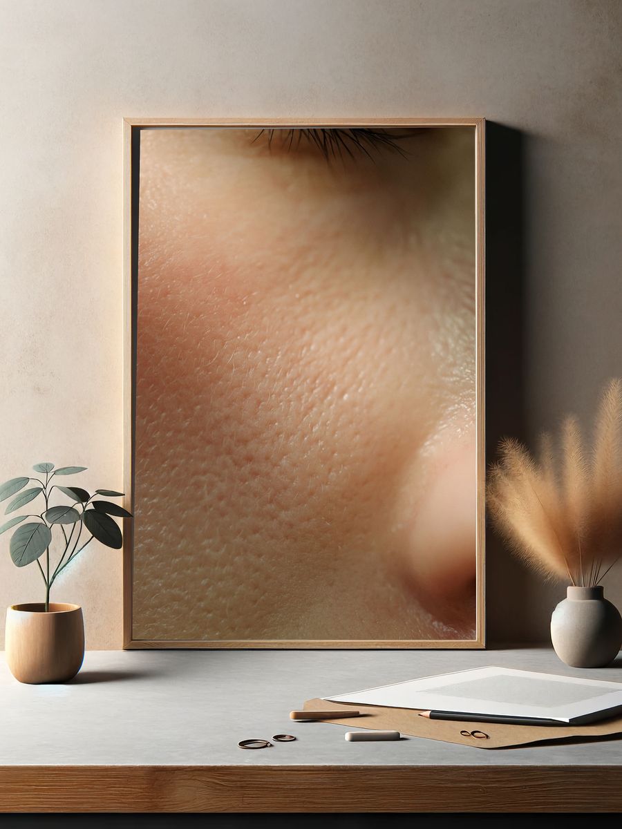 Macro Skin Texture Photography Poster. — room view 2