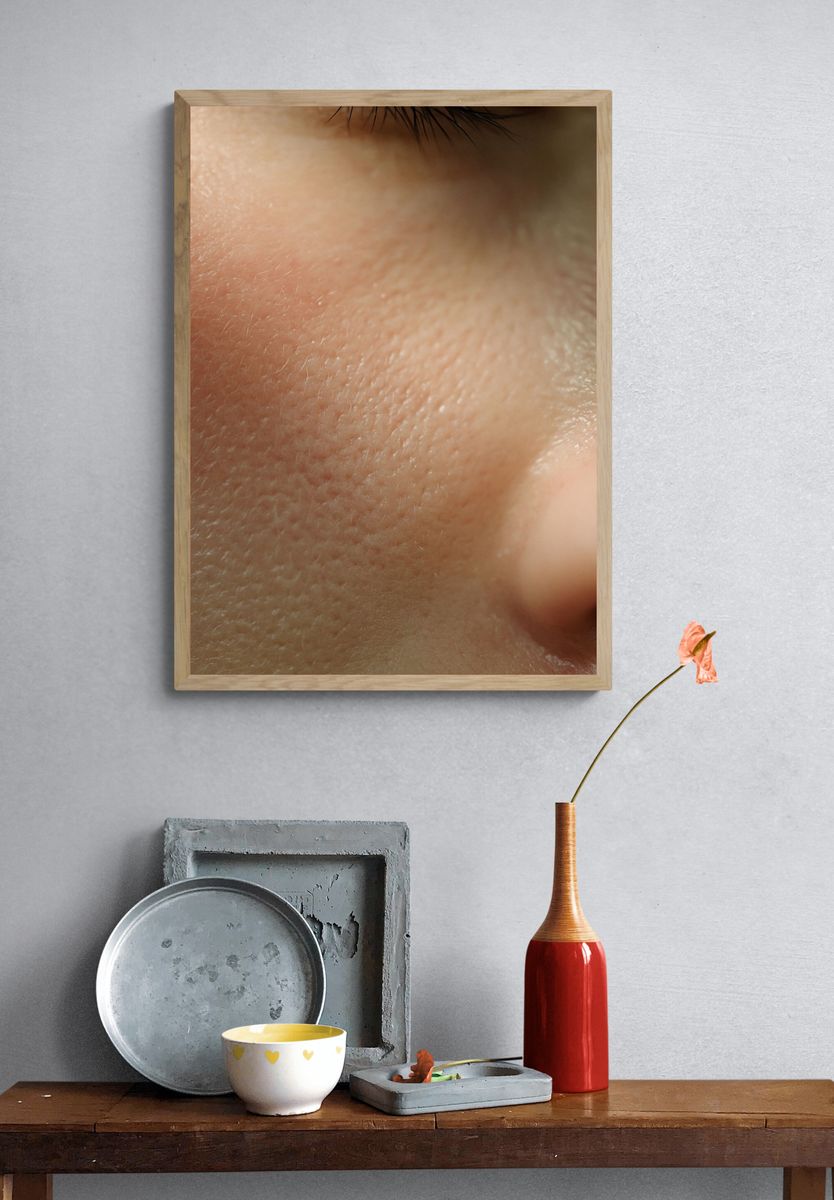Macro Skin Texture Photography Poster. — room view 3