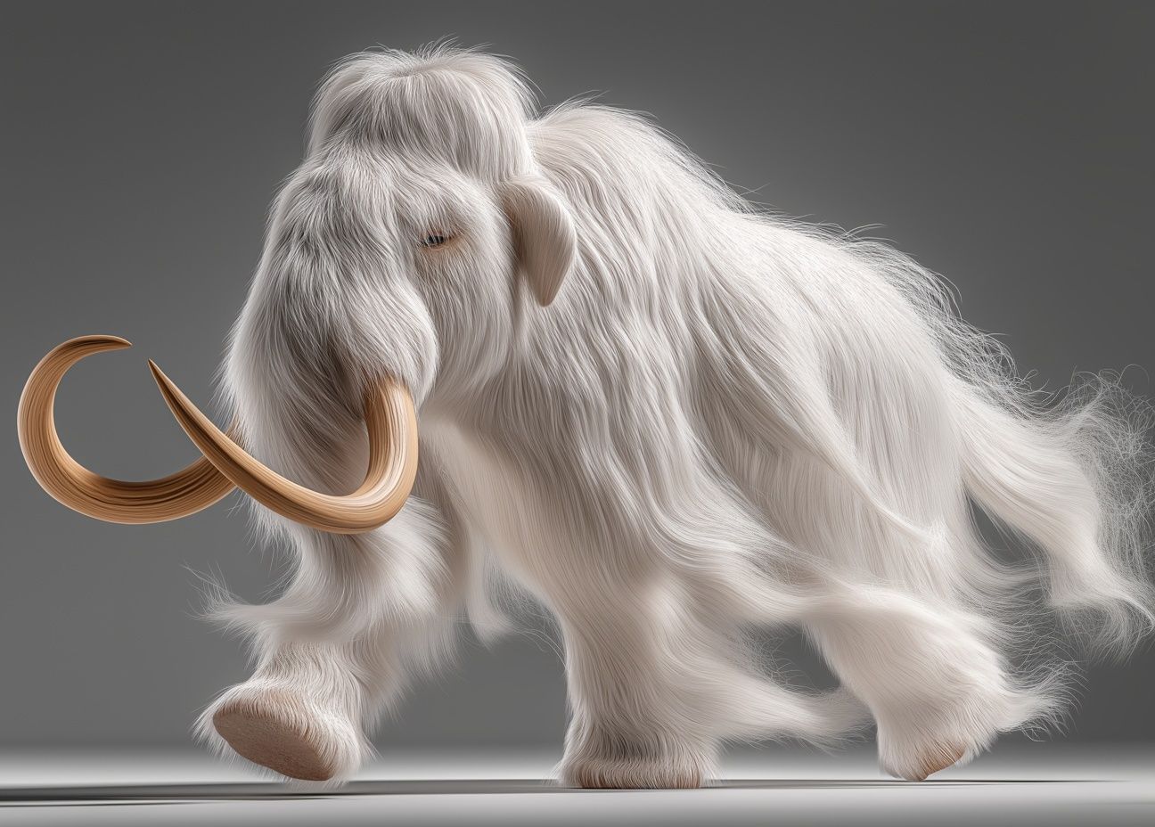 Mammoth Portrait Photography Poster. poster — animals art