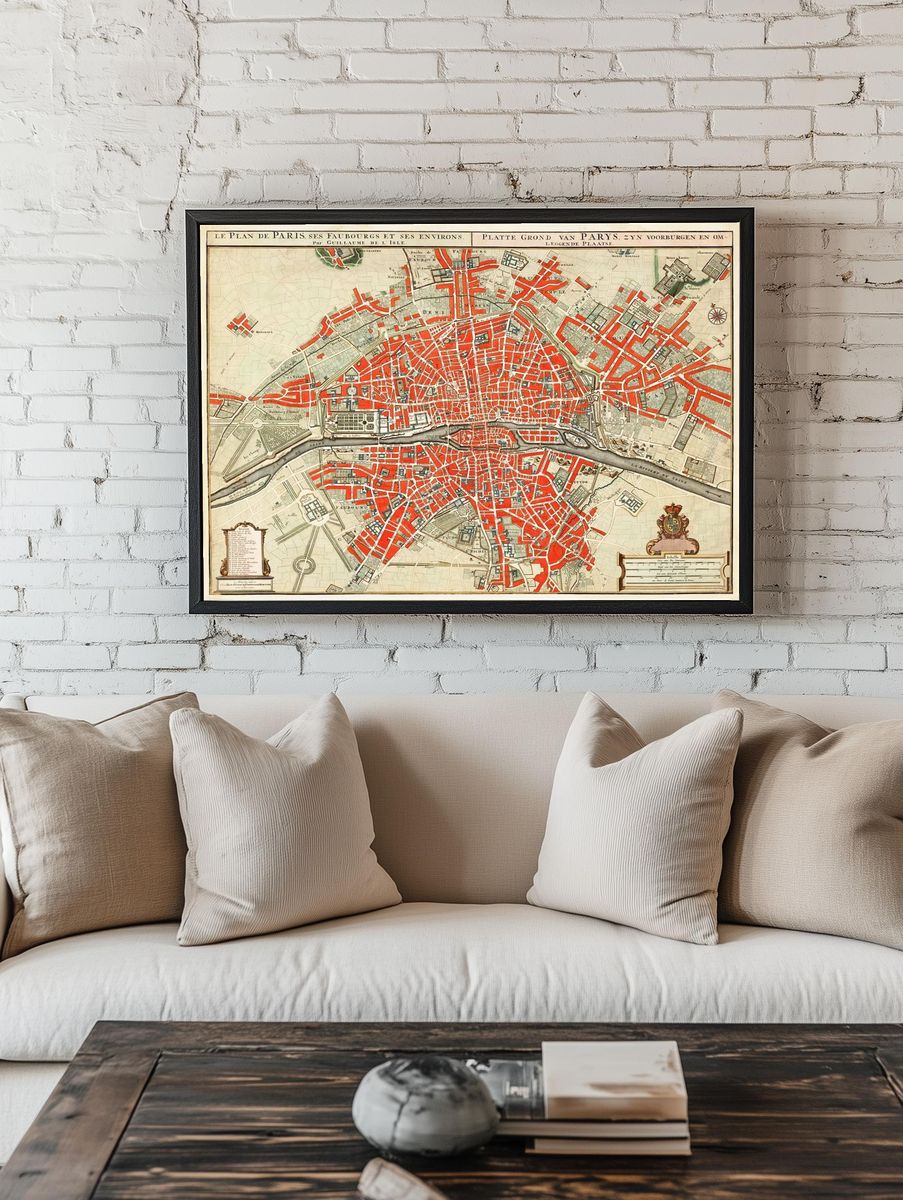 Plattegrond van Parijs (ca. 1721–1774) room preview