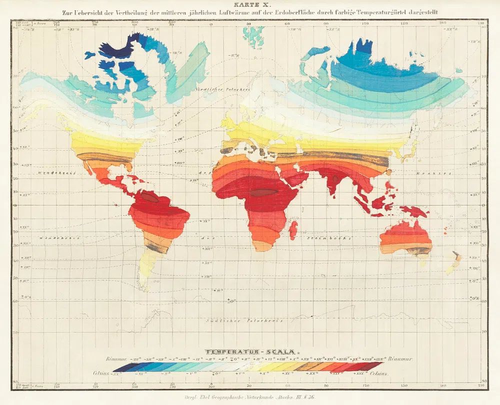 Geographische Naturkunde oder Grundzüge einer. poster — maps-travel art