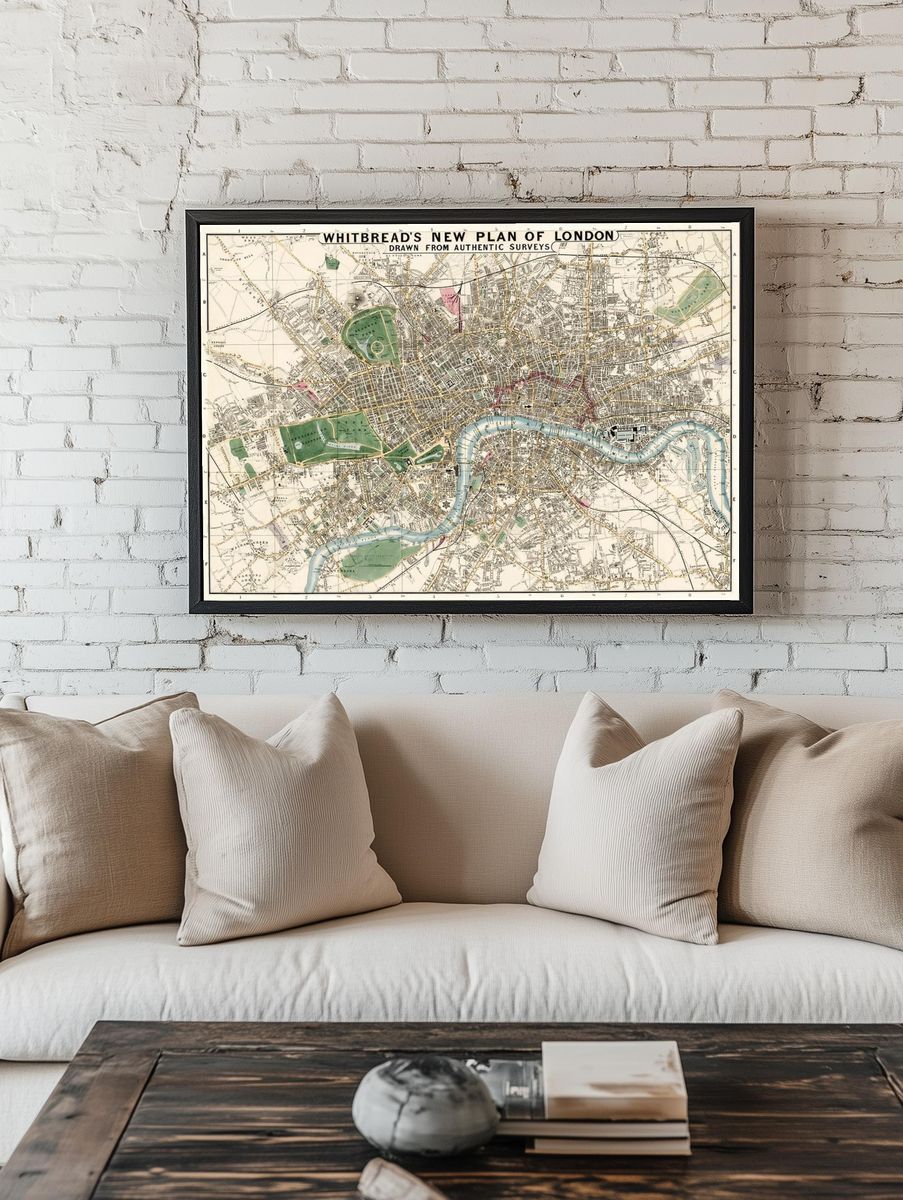 Whitbread's new plan London: drawn. — room view 1