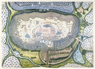 Fortified City Ranthambhor (ca. 1810–1818). poster