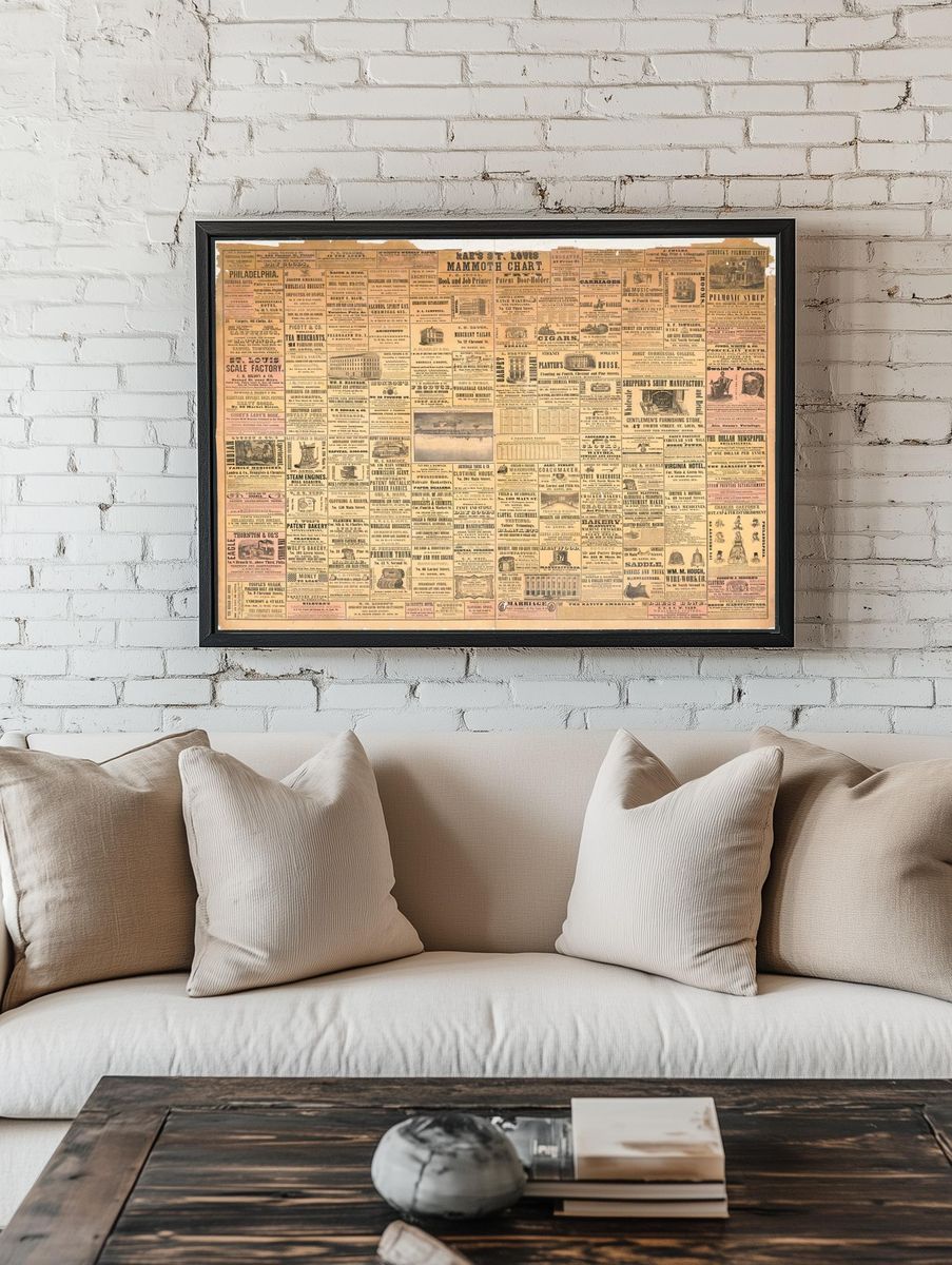 Rae's St. Louis mammoth chart. — room view 1