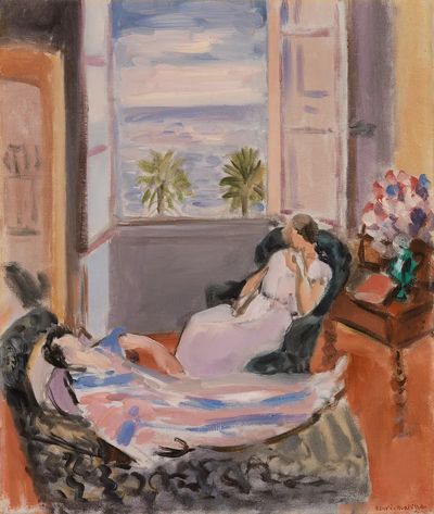 Henri Matisse's Interior Two Figures. poster print