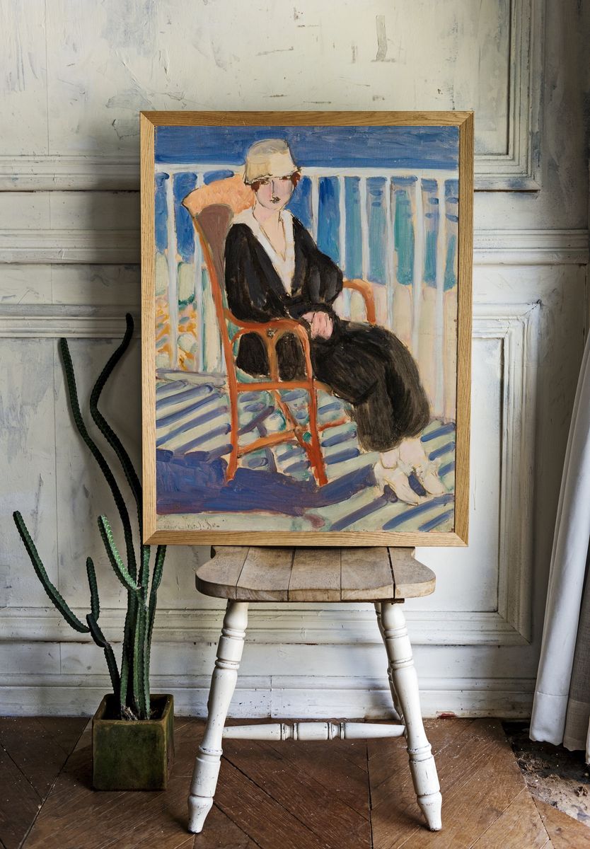 Henri Matisse's Young Girl Balcony. — room view 1