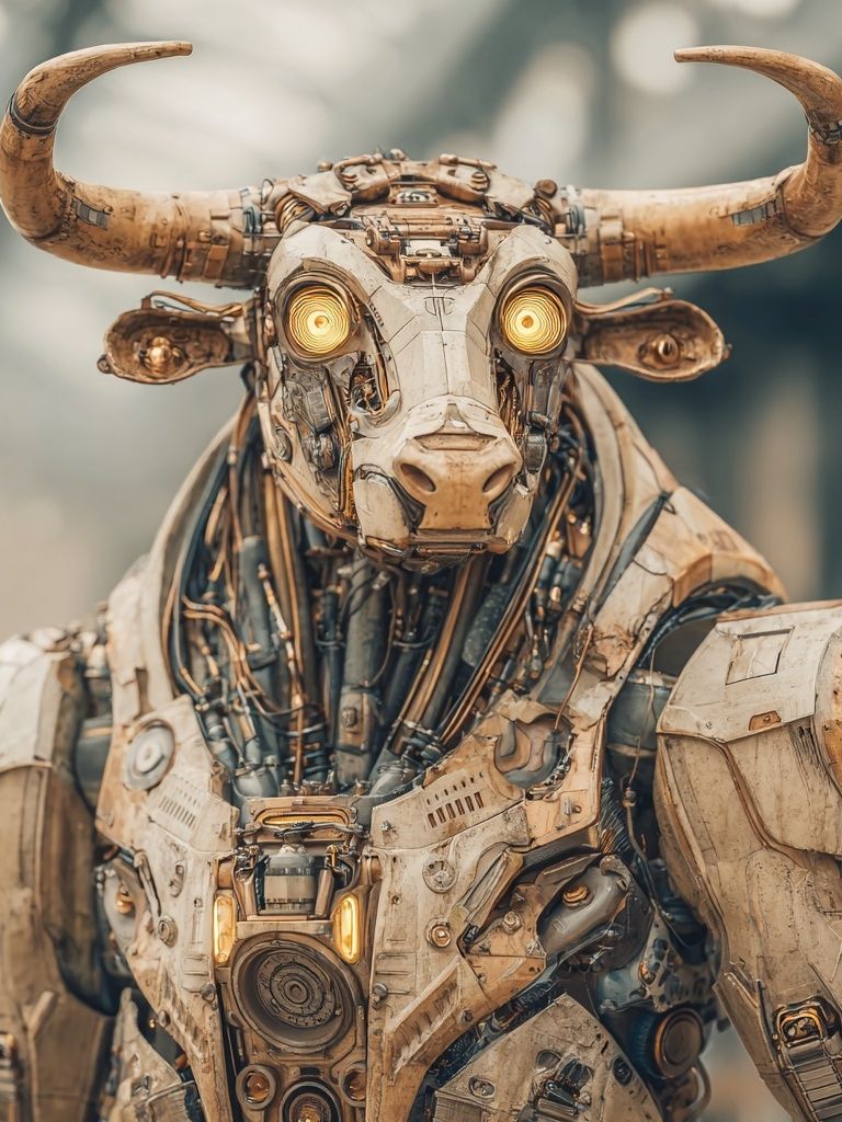 Mechanical Bull — Digital Art Print. poster detail
