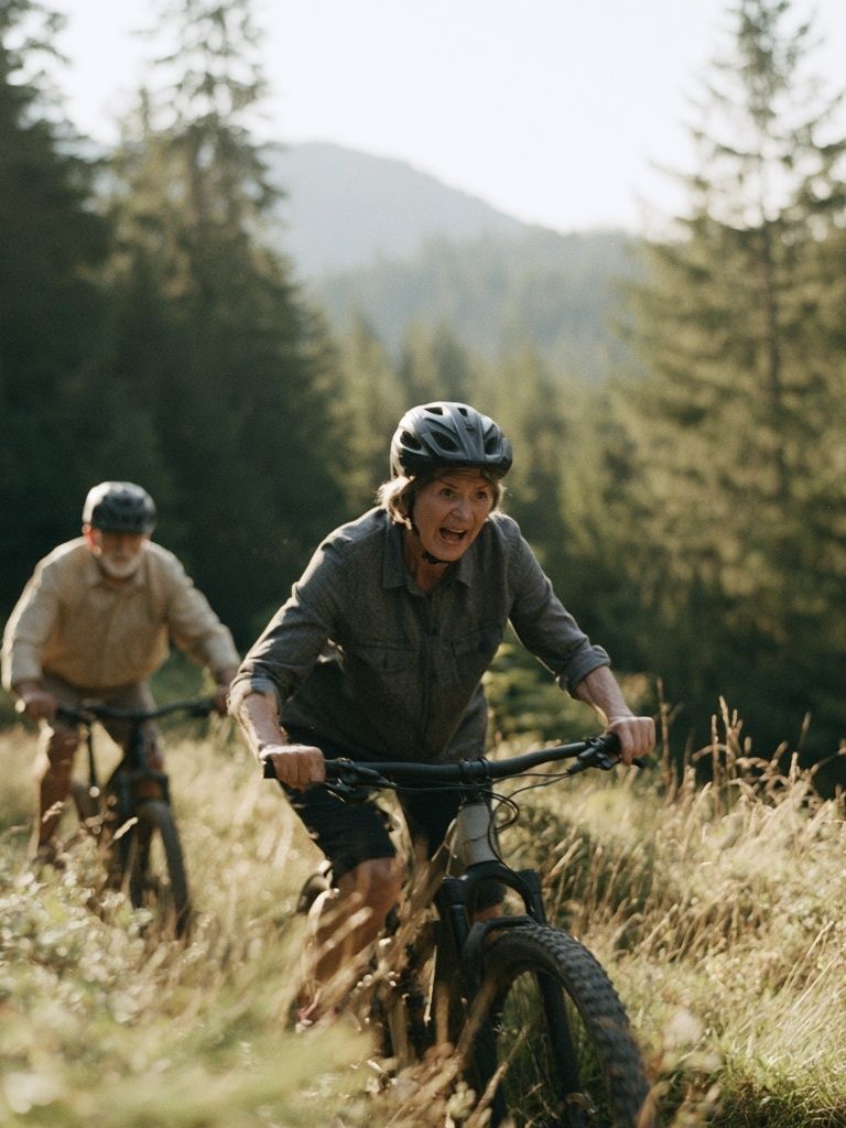 Mountain Bike Trail Photography Poster. poster — photography art