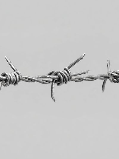Barbed Wire Minimalist Print.