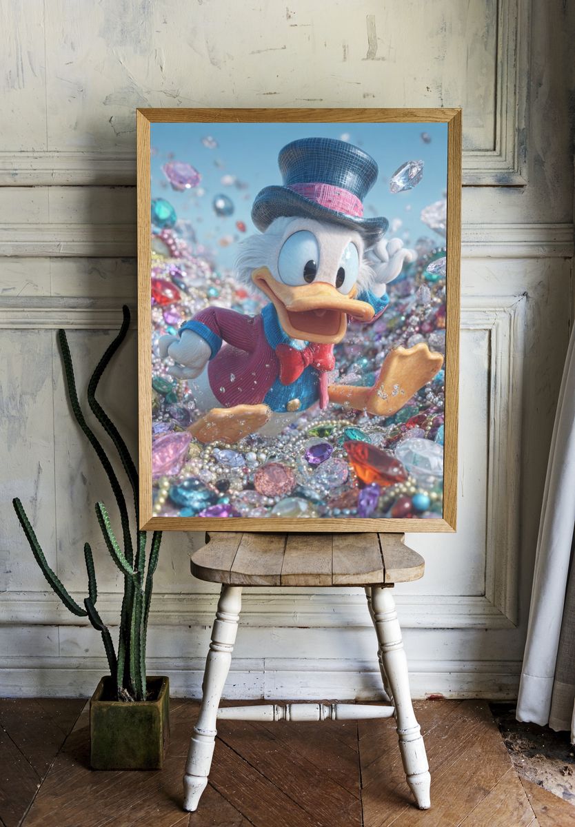Scrooge McDuck — Cartoon Print room preview
