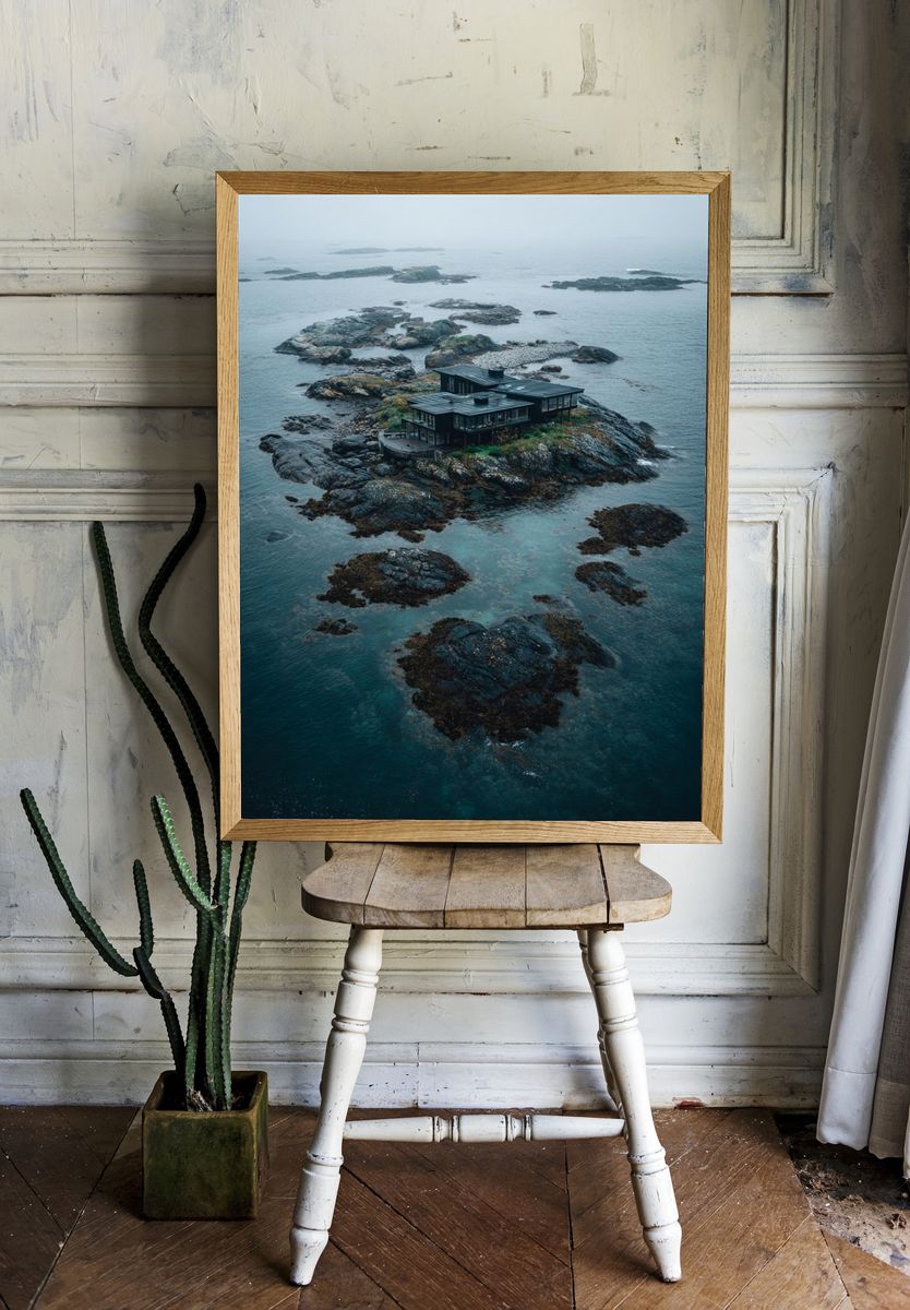 Modern Coastal House — Photography Print. — room view 1