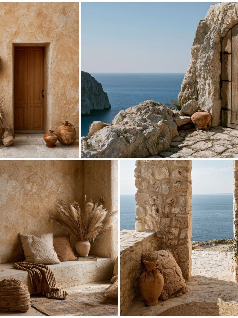 Mediterranean Coastal Interior Poster. poster detail