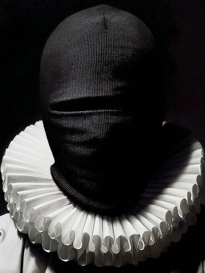 Mysterious Clown Portrait Poster. poster print