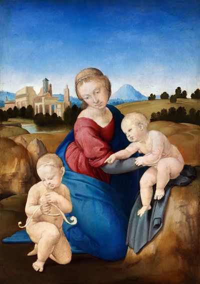 Madonna and Child — Fine Art Print. poster print