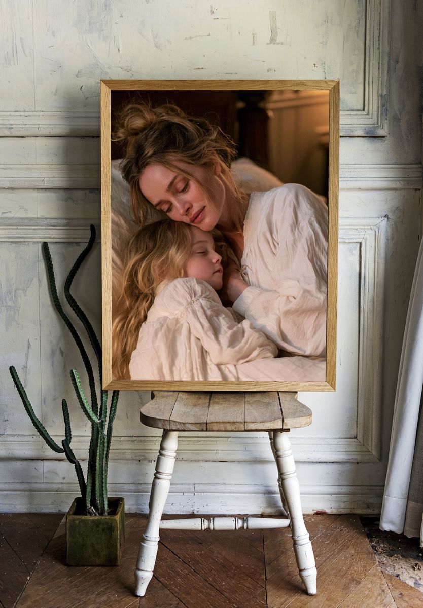 Mother and Child Sleep Portrait Poster. — room view 1