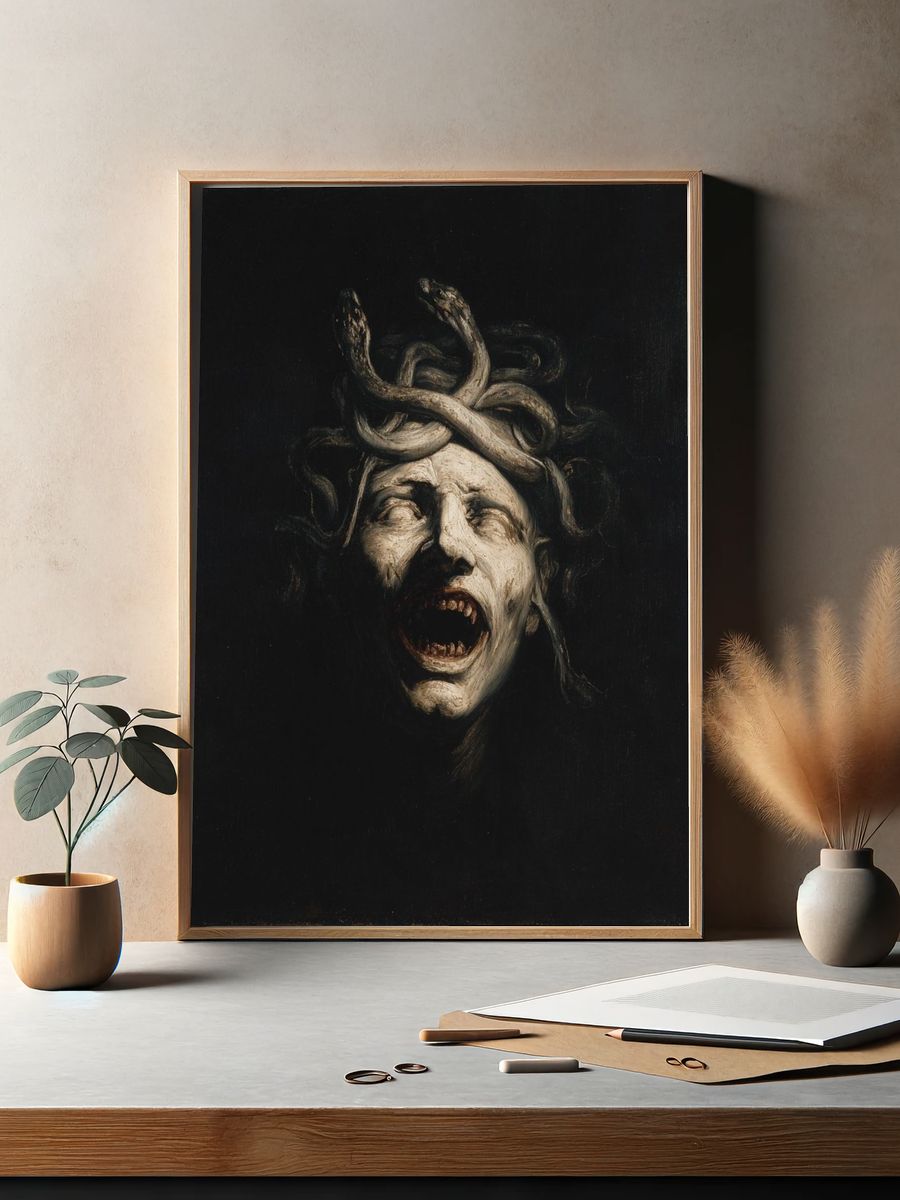 Medusa — Fine Art Print. — room view 2