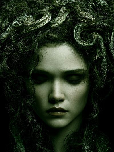 Medusa Portrait Fine-Art Print. poster
