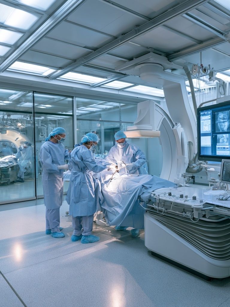 Modern Surgical Suite Photography Poster. poster detail
