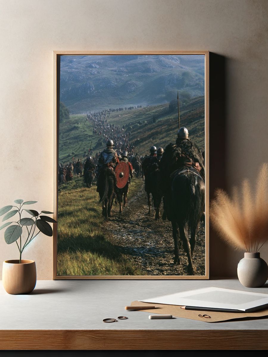 Medieval Cavalry March Poster. — room view 2