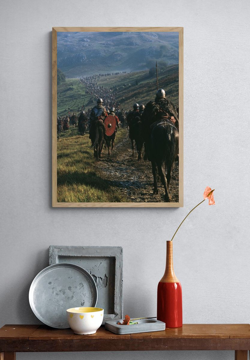 Medieval Cavalry March Poster. — room view 3