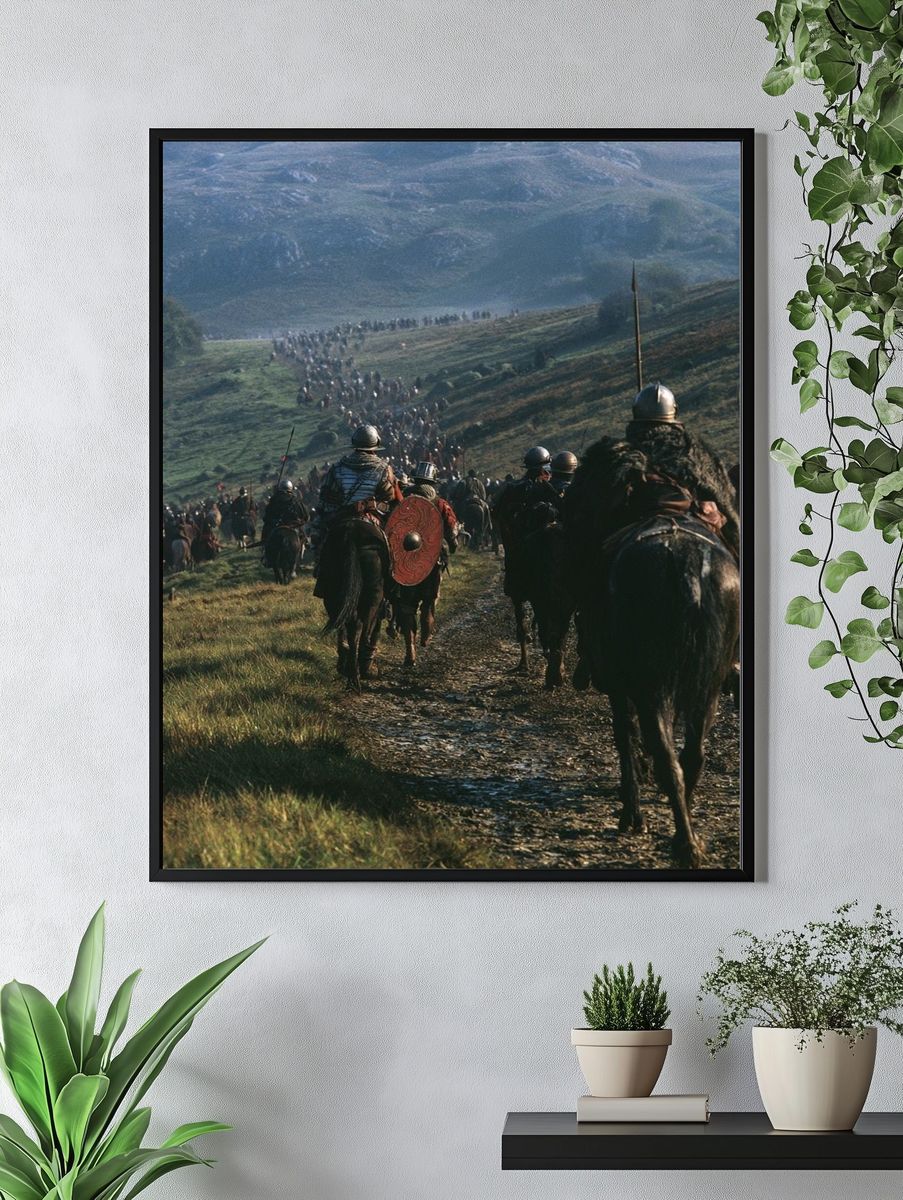 Medieval Cavalry March Poster. — room view 4