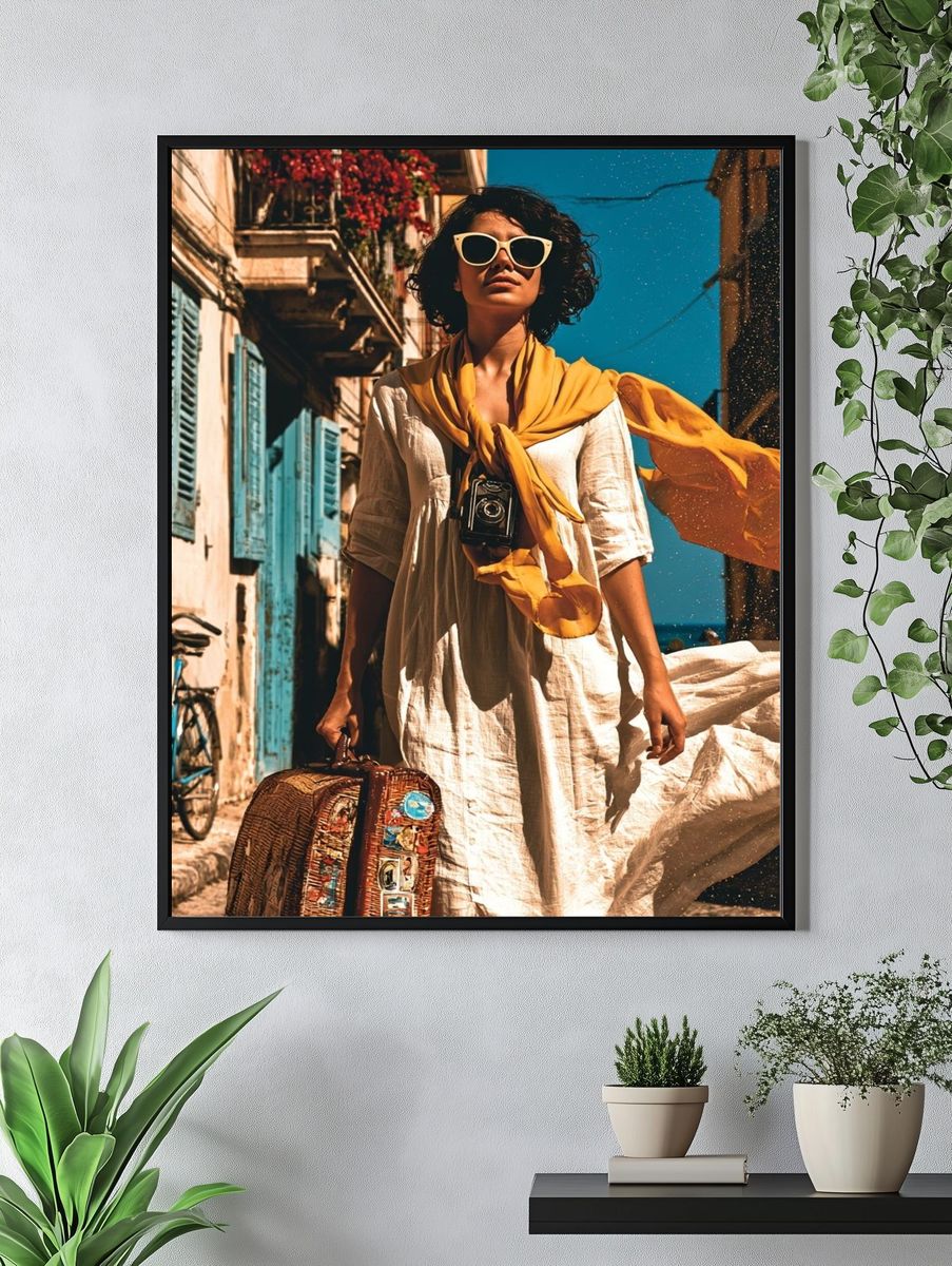 Mediterranean Traveler Photography Poster. — room view 4