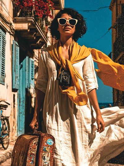 Mediterranean Traveler Photography Poster. poster