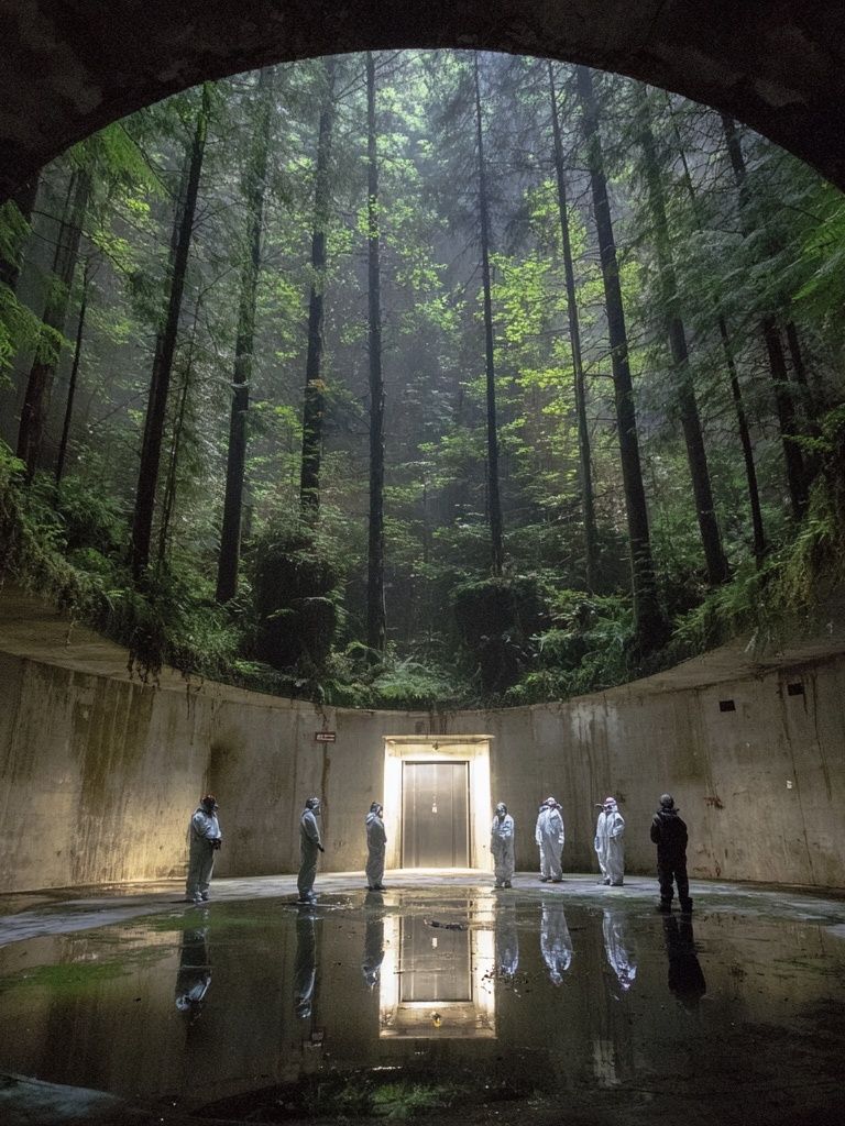 Mysterious Forest Chamber — Photography Print. poster — photography art