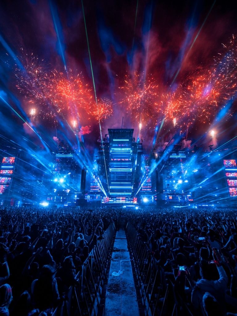 Electric Dance Festival — Photography Print. poster — music art